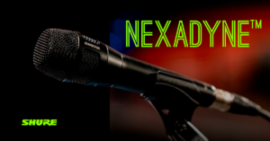 Lee más sobre el artículo SHURE PRESENTA LOS NUEVOS MICRÓFONOS VOCALES DINÁMICOS NEXADYNE™ CON LA INNOVADORA TECNOLOGÍA REVONIC™