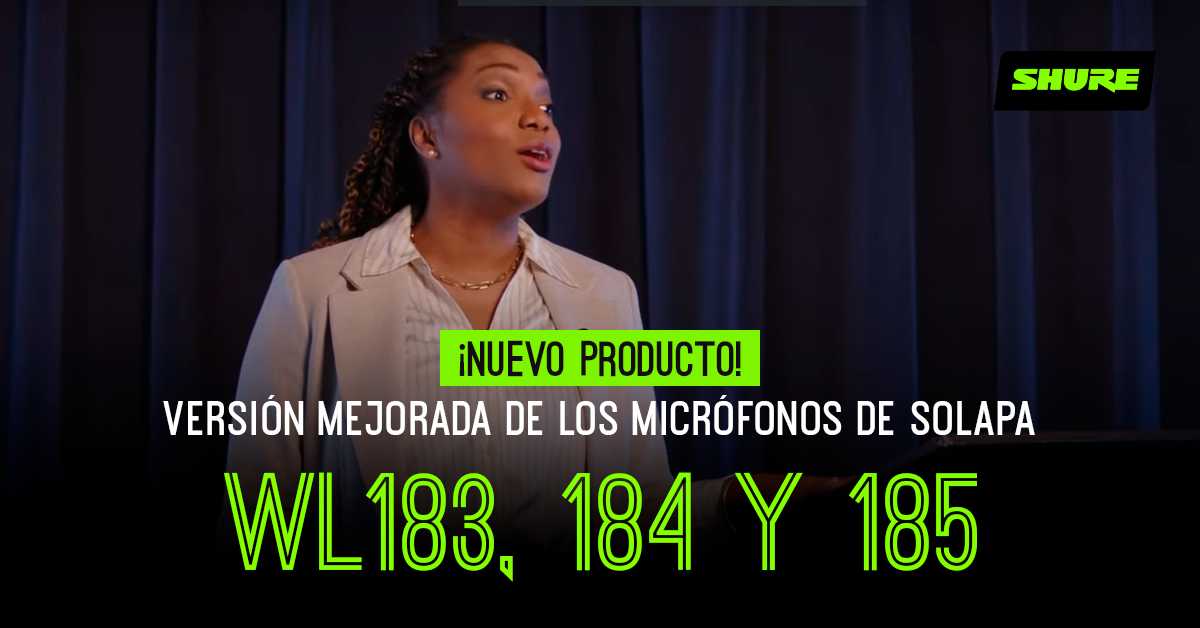 En este momento estás viendo ¡Nuevo Producto! Versión mejorada de los Micrófonos de Solapa WL183, 184 y 185